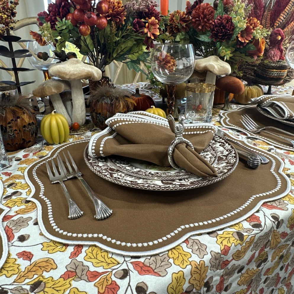The Charlotte Placemat - Light Cocoa (Set of 4)