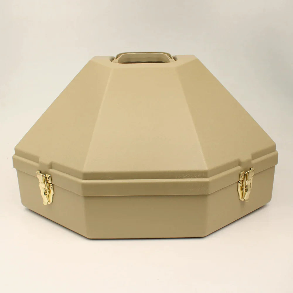 Premium Oversized Western Hat Can with Adjustable Inserts and Mirror
