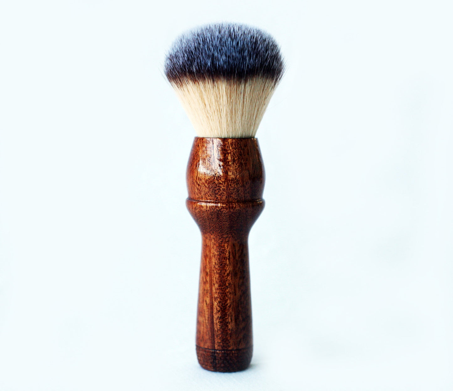Mahogany Plisson Long Handle Lather Brush