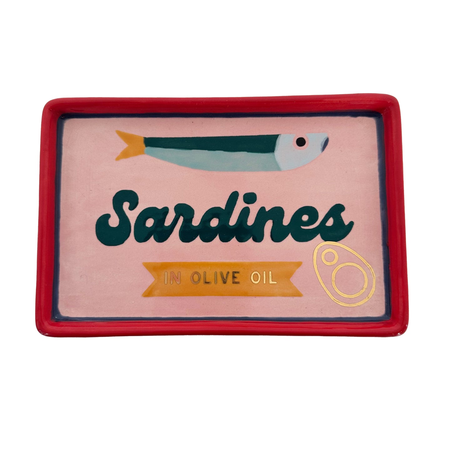"Canned" Sardine Tray in Pink