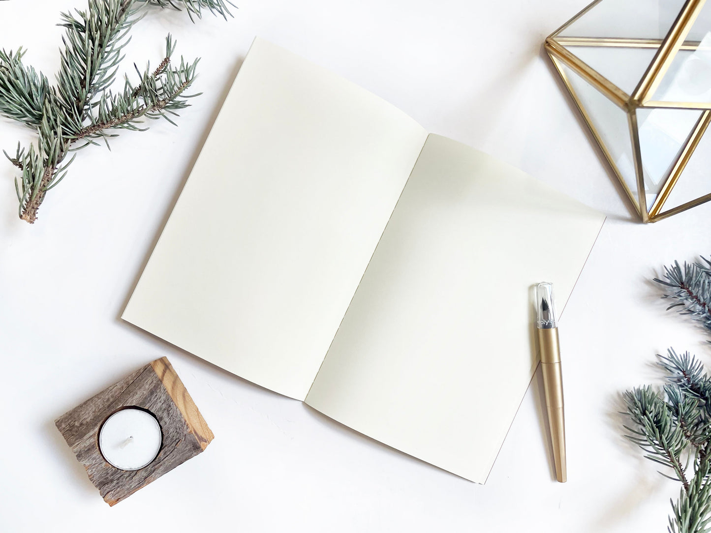 Blank Large B5 Saddle Stitch Note Book