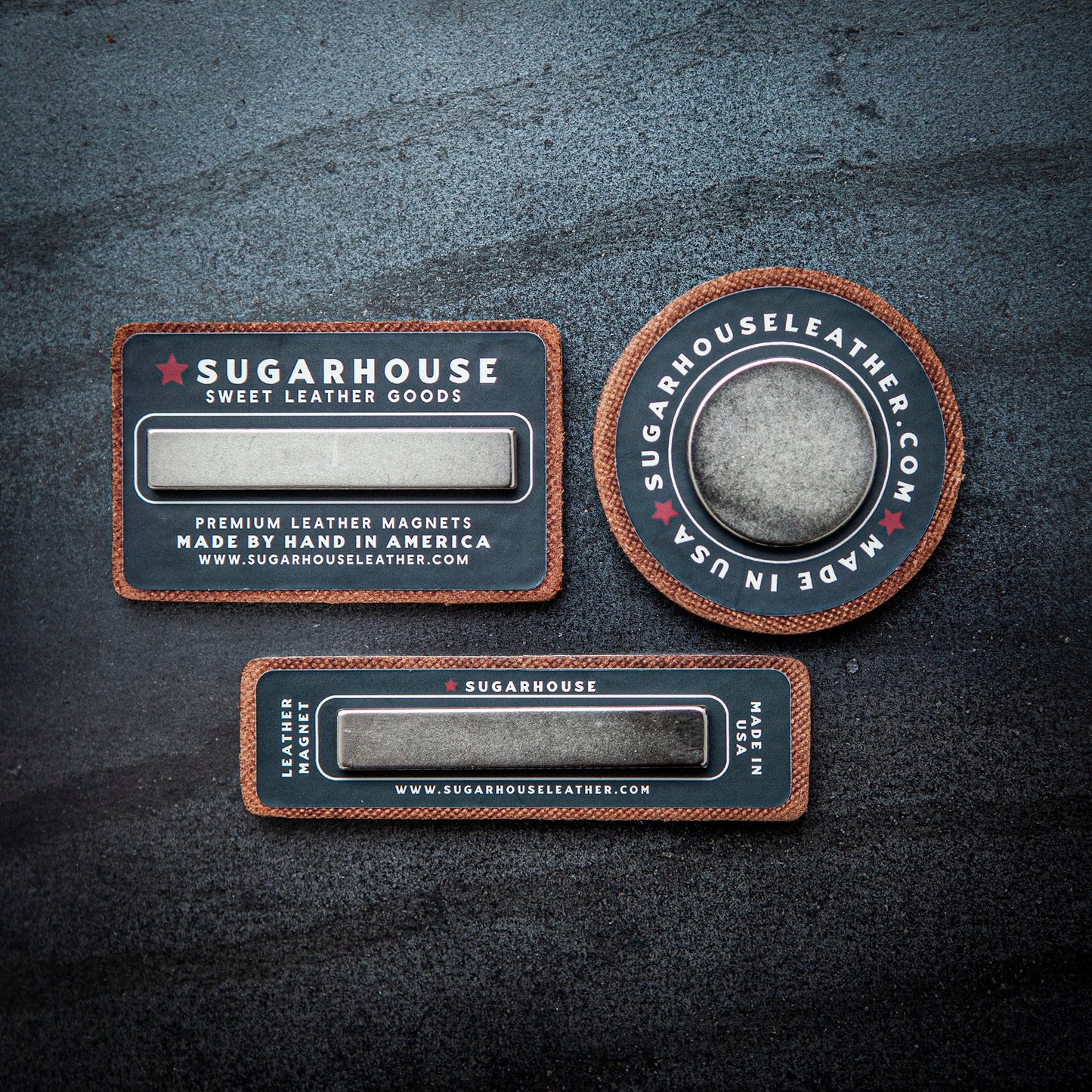 Ruler Leather Magnet