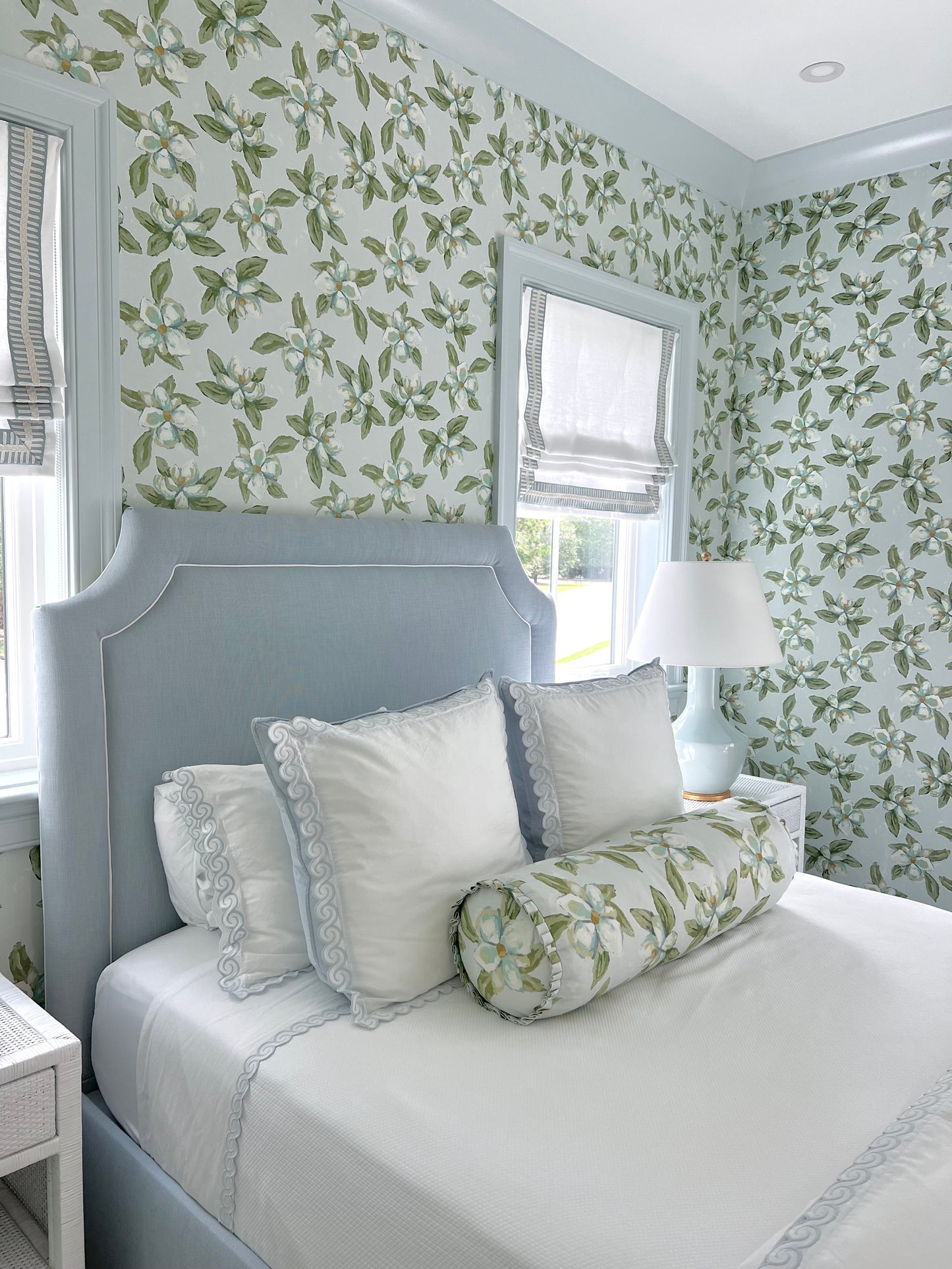 Magnolias for Lucie in Wave Wallpaper