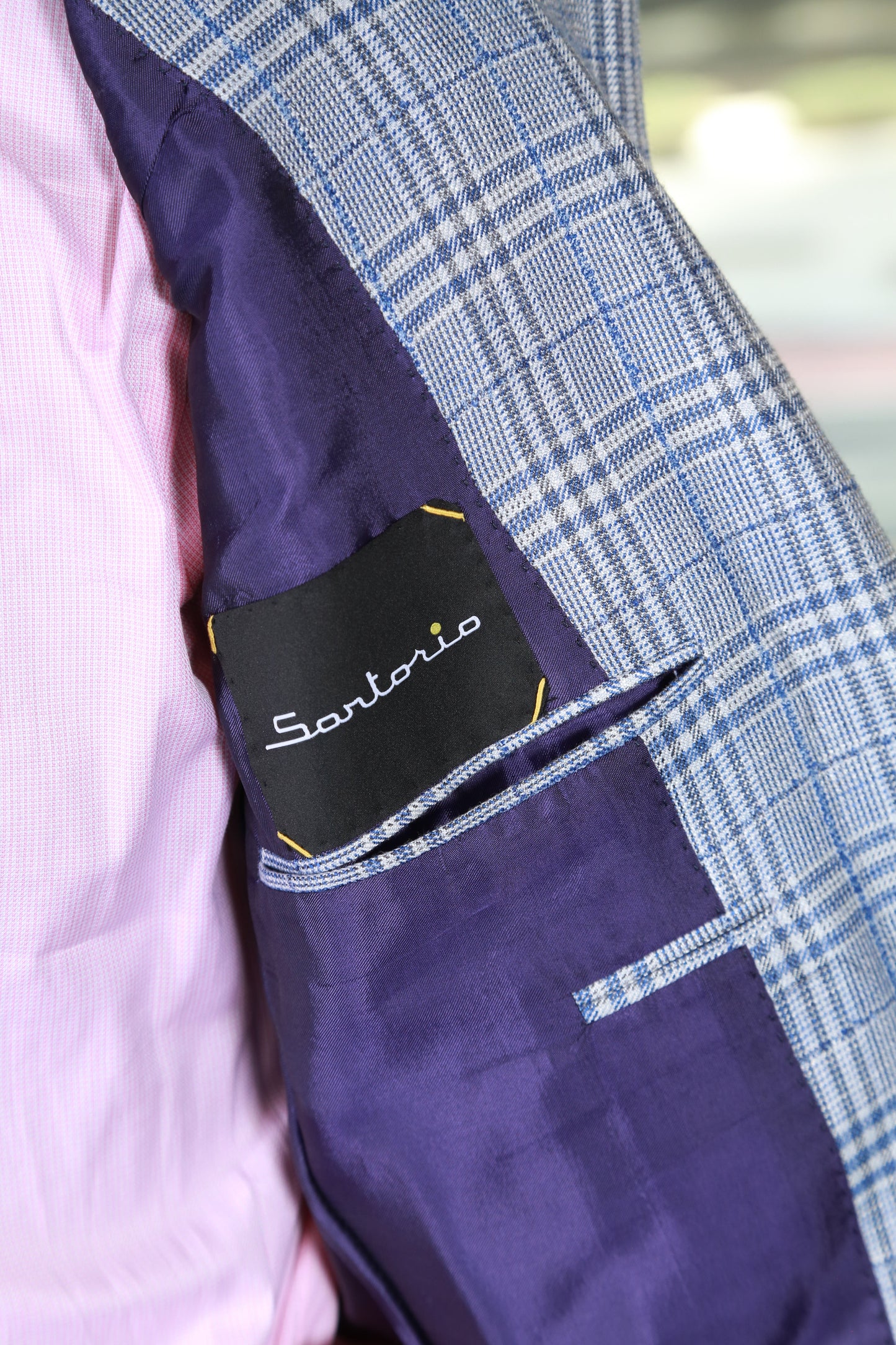 Sartorio Plaid Viscose Suit