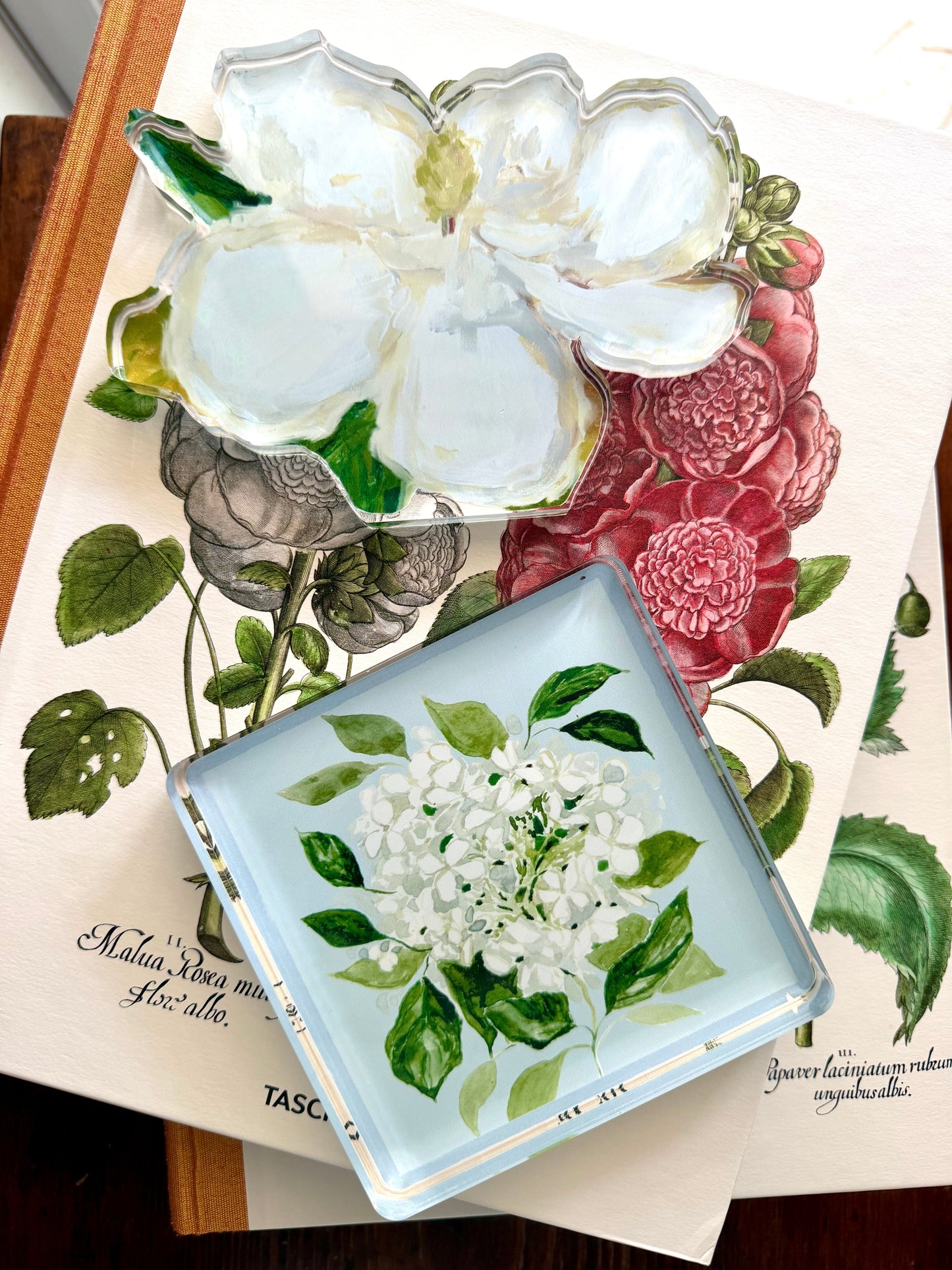 Hydrangea Acrylic Art Block
