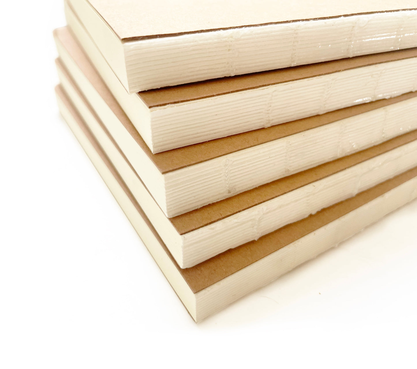 Exposed Binding Notebook | Vintage Coptic Binding Lay Flat Journal