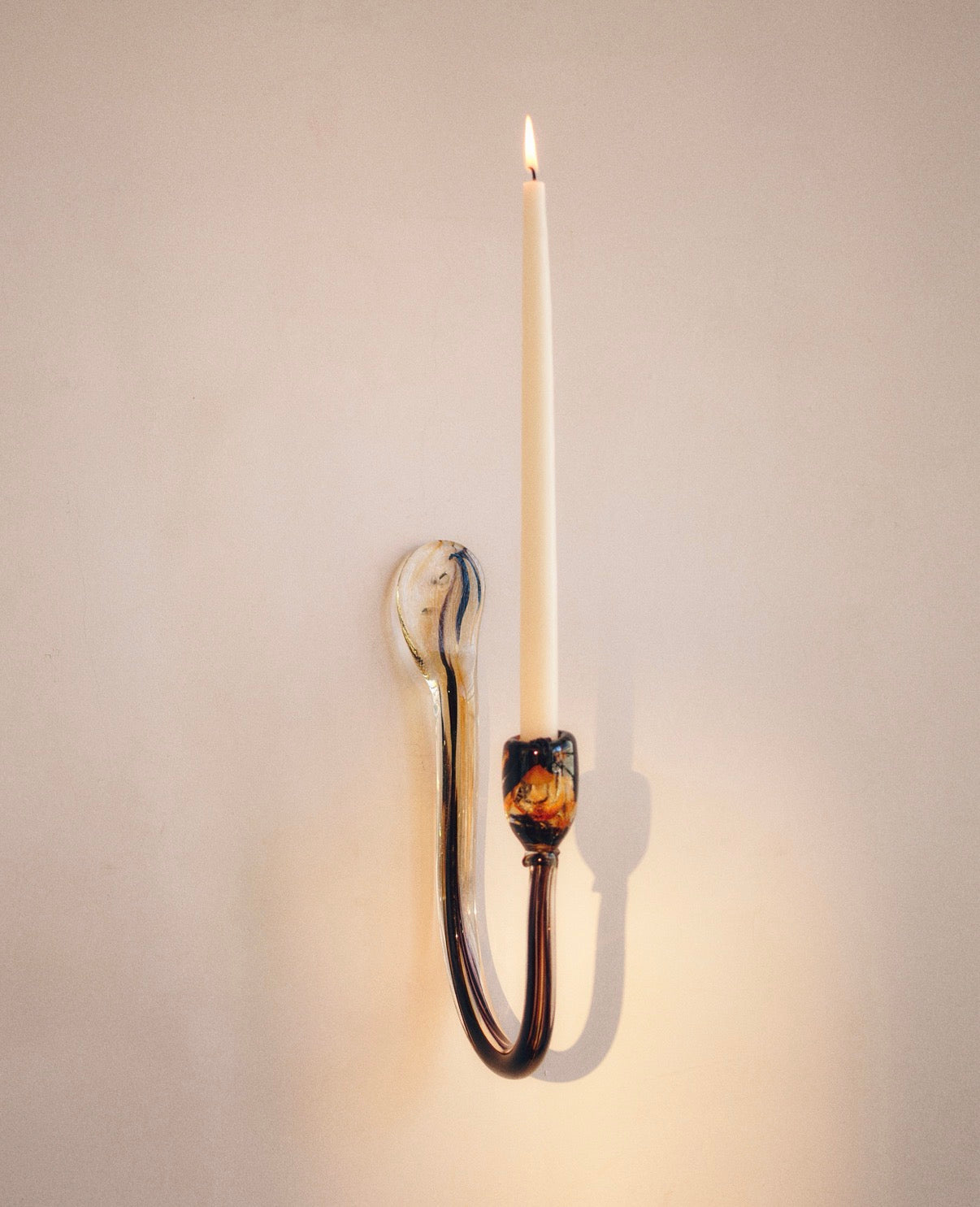 wall candle holder in fume