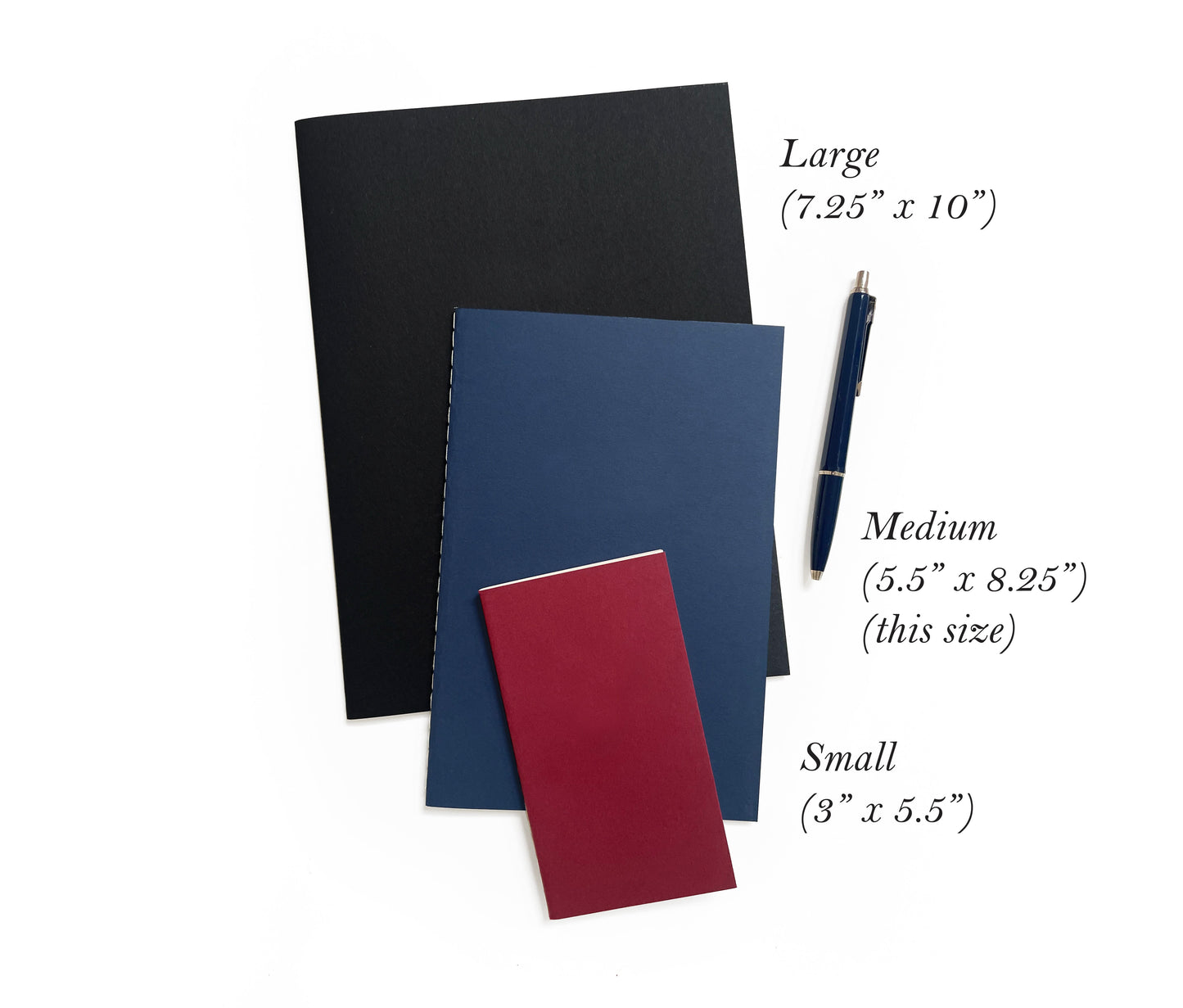 Blank Large B5 Saddle Stitch Note Book