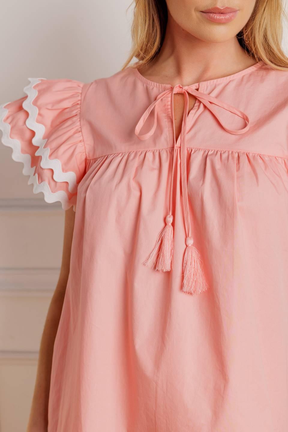 FEEL THE RUSH WOVEN TOP
