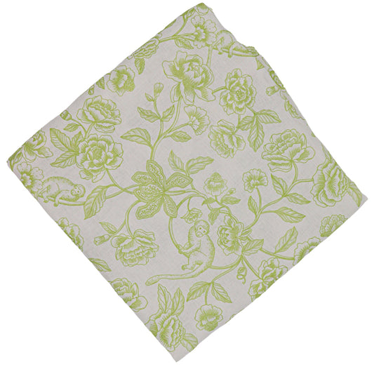 The Flora Parlour Botanical Linen Tablecloth