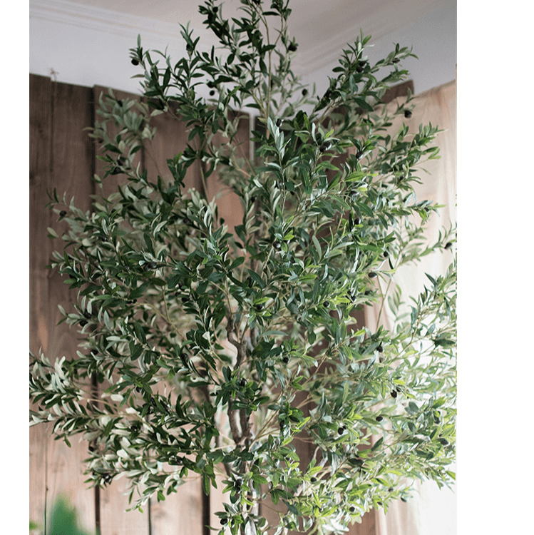 Extra Large Artificial Olive Tree 118" Tall