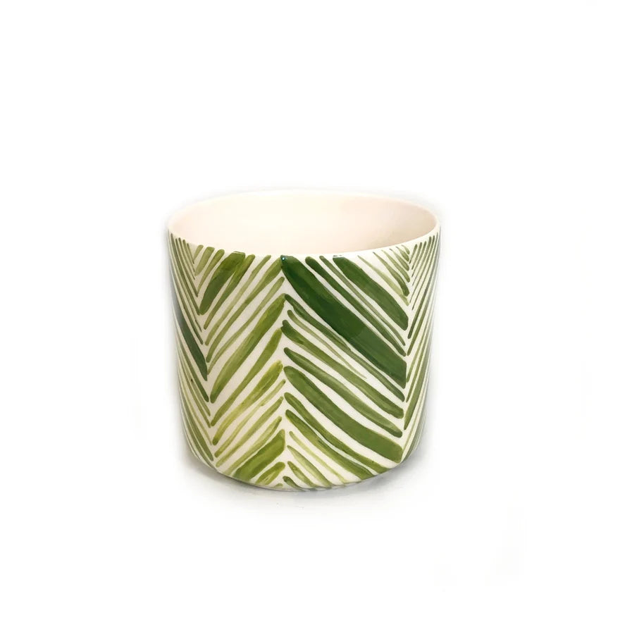 The Palm House Hand-Painted Serving Bowl