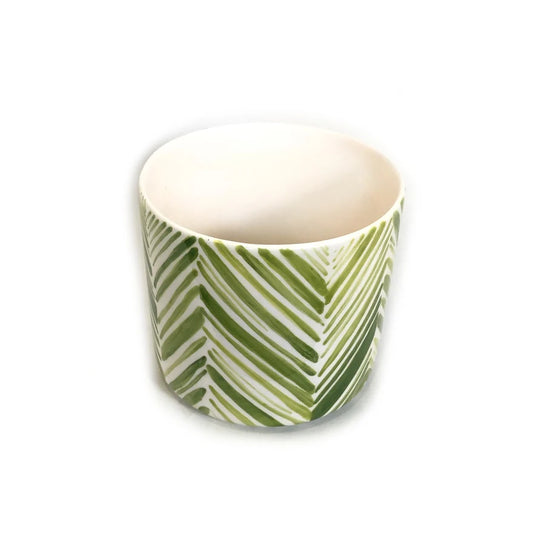 The Palm House Hand-Painted Serving Bowl