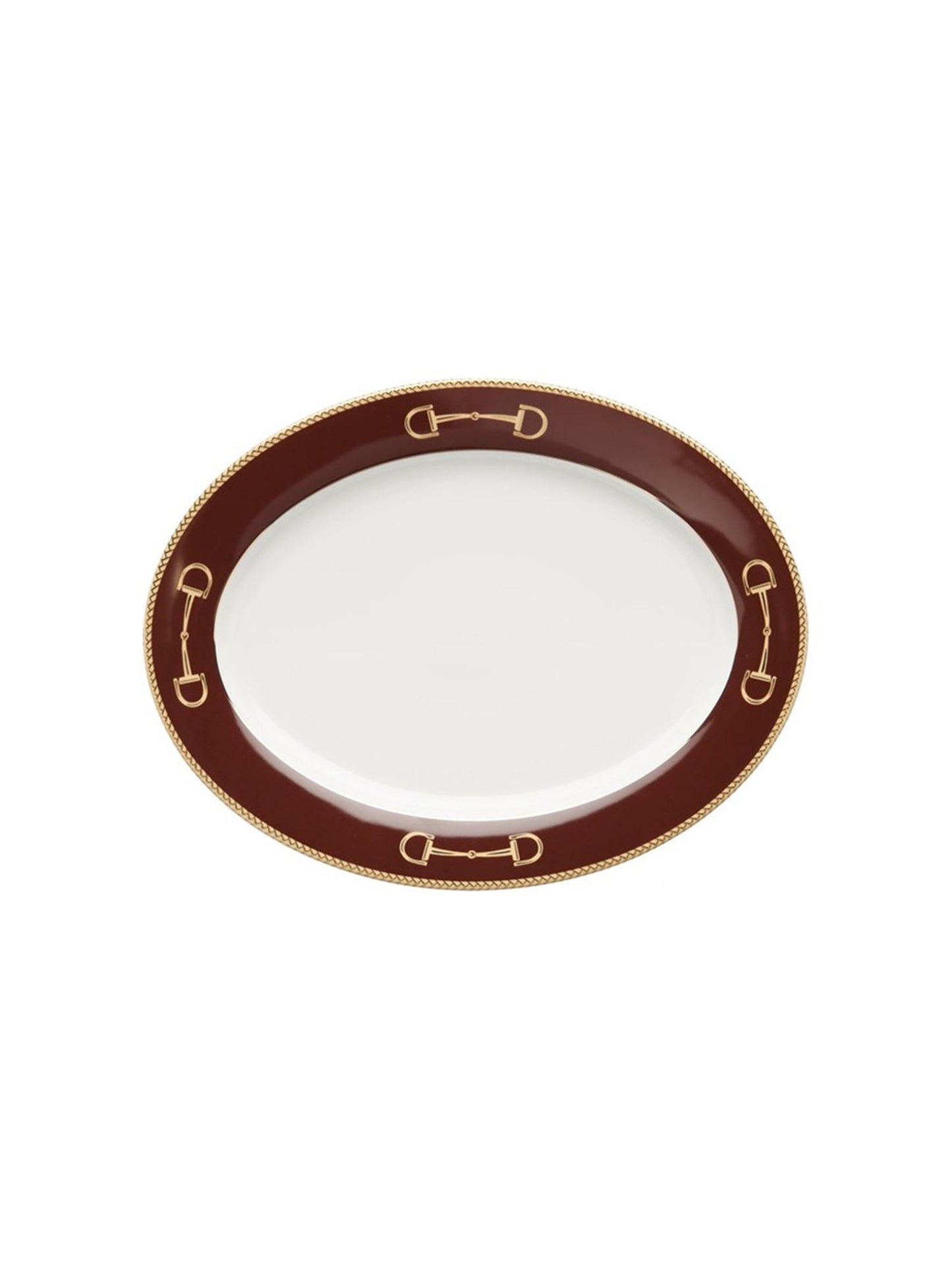 The Cheval Chestnut Horse Bit Serving Platter