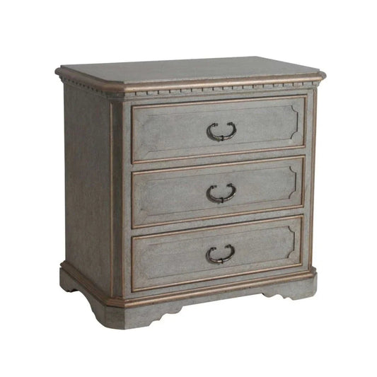 Julien Three Drawer Wood Nightstand