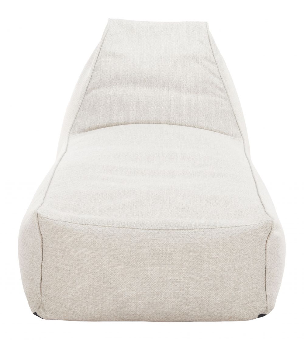 Kalm Olefin Fabric Outdoor Chaise Lounge
