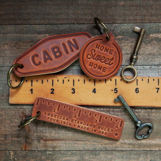 Truck Leather Keychain Motel Style