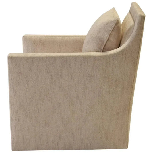 Kimberly Fabric Swivel Club Chair