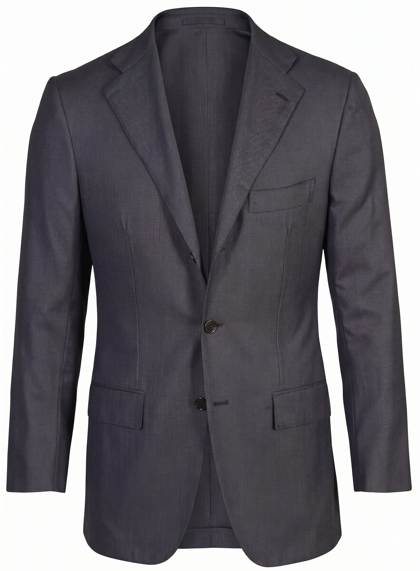 Kiton Micro Houndstooth Wool Sport Jacket