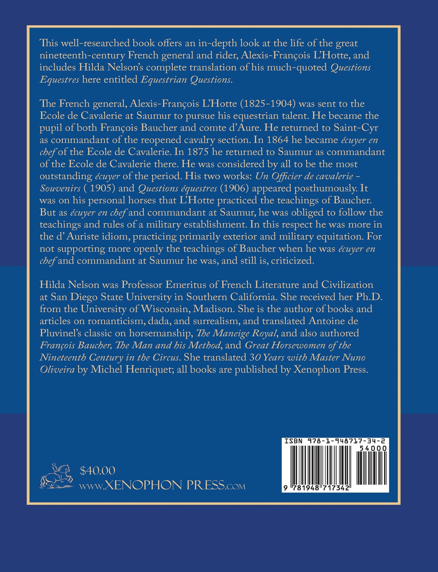The Quest for Lightness in Equitation & “Questions Equestre” by Alexis-Francois L'Hotte