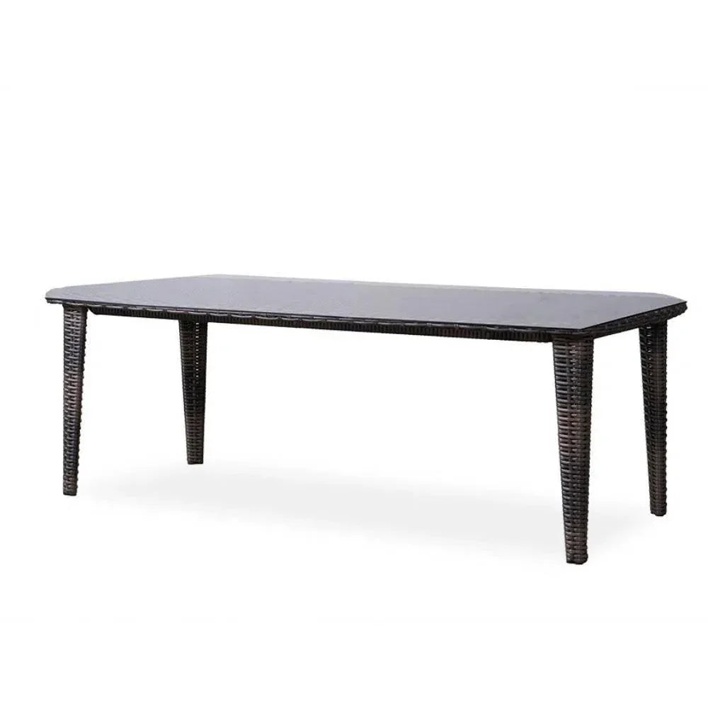 Largo 88" Rectangular Dining Table All Weather Wicker
