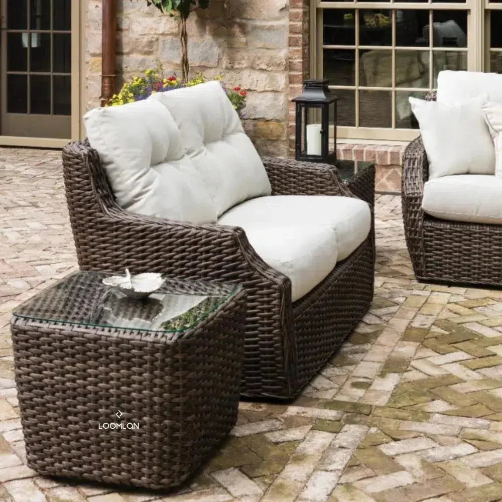 Largo Loveseat All Weather Wicker Furniture Made USA