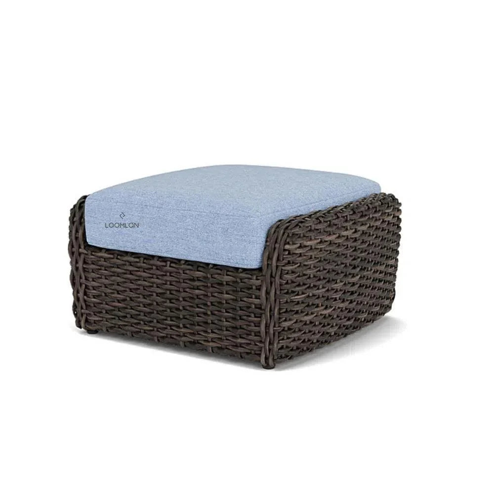 Largo Ottoman All Weather Wicker Furniture Made USA