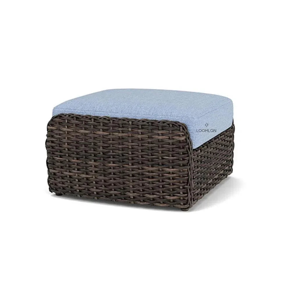 Largo Ottoman All Weather Wicker Furniture Made USA