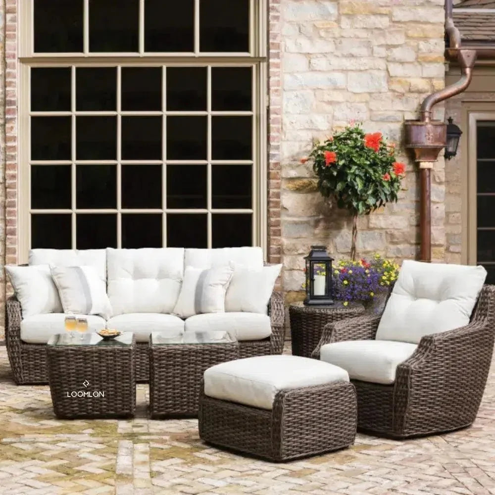 Largo Sofa All Weather Wicker Furniture Made USA