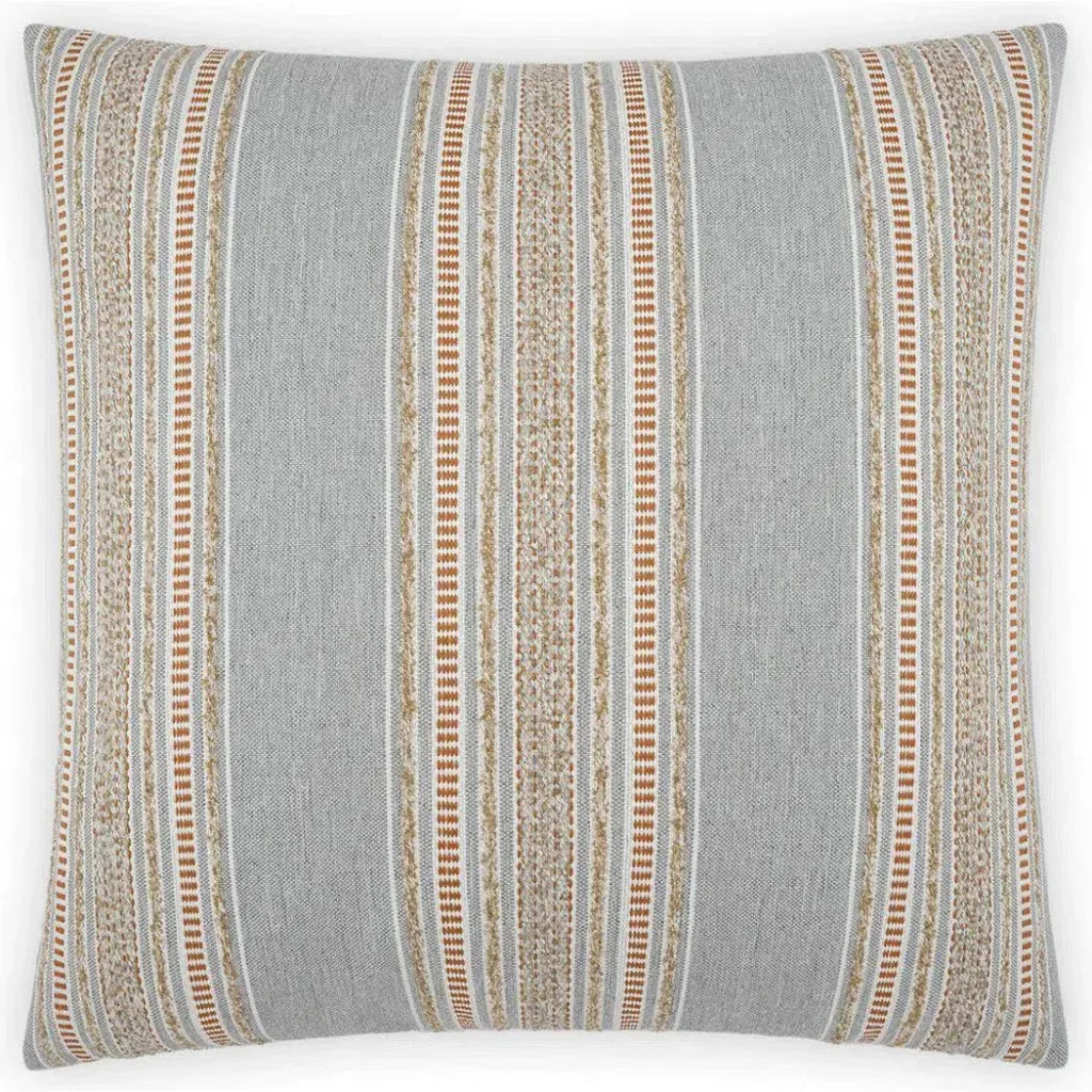Larsen Vintage Grey Throw Pillow With Insert