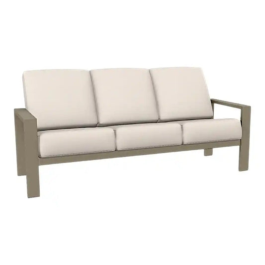 Larssen Deep Seat Cushion Three-Seat Outdoor Sofa