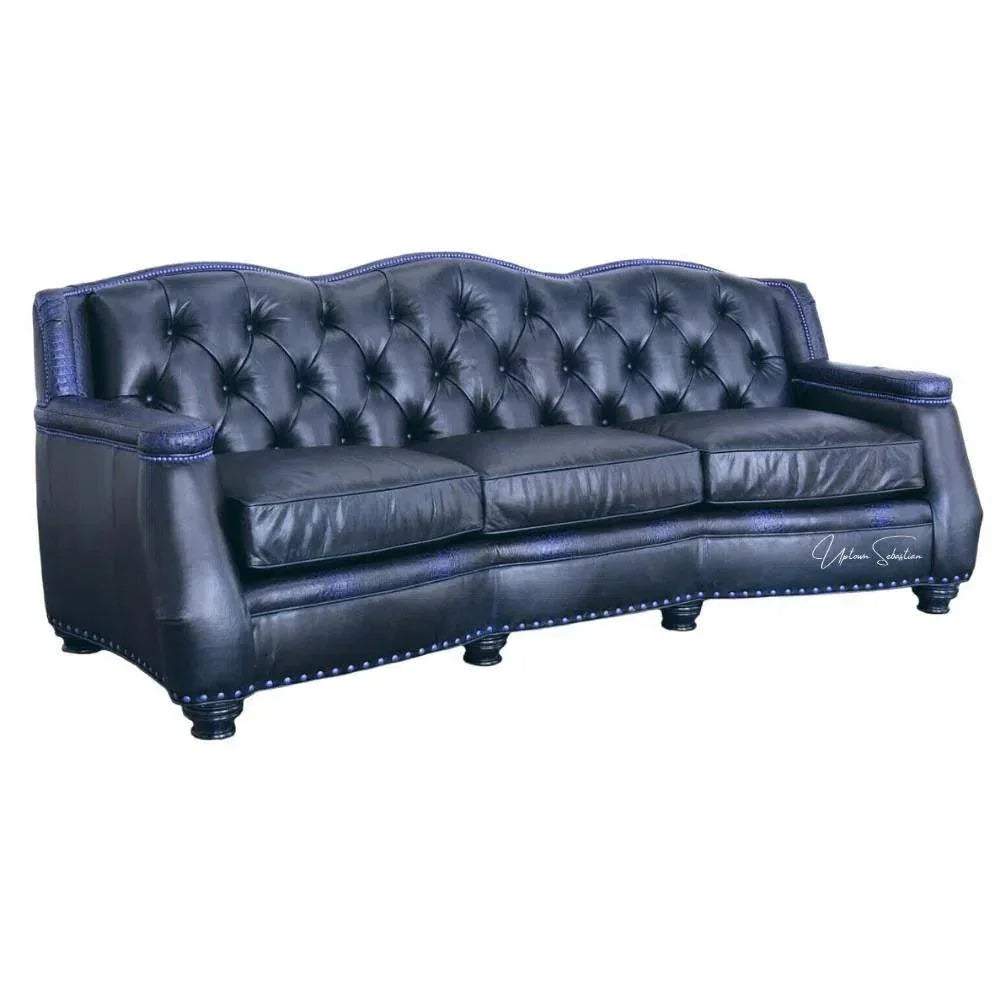 Liberate with Liberty - Custom Leather Sofa