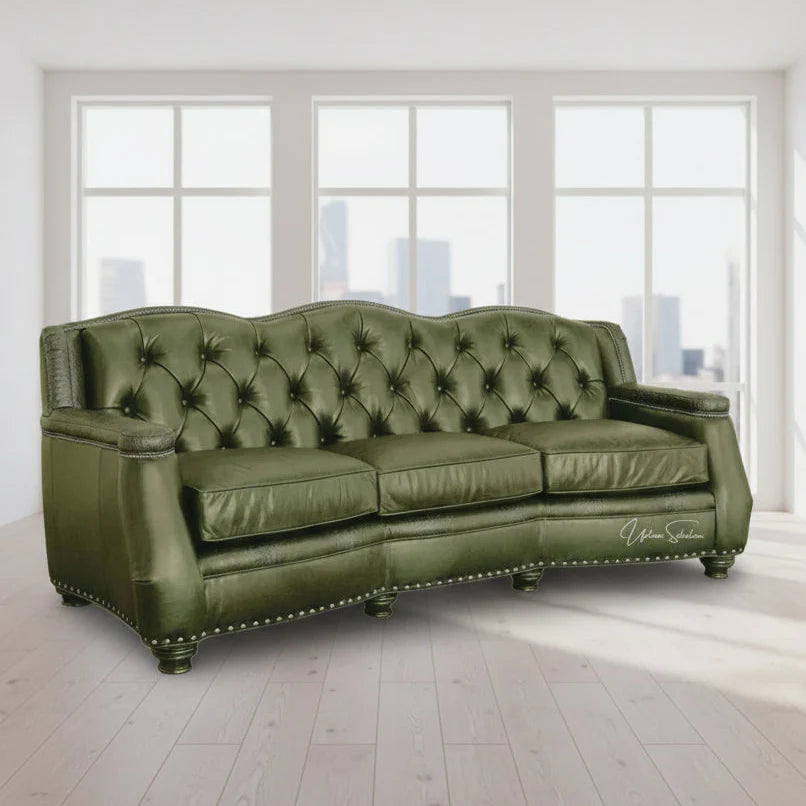 Liberate with Liberty - Custom Leather Sofa