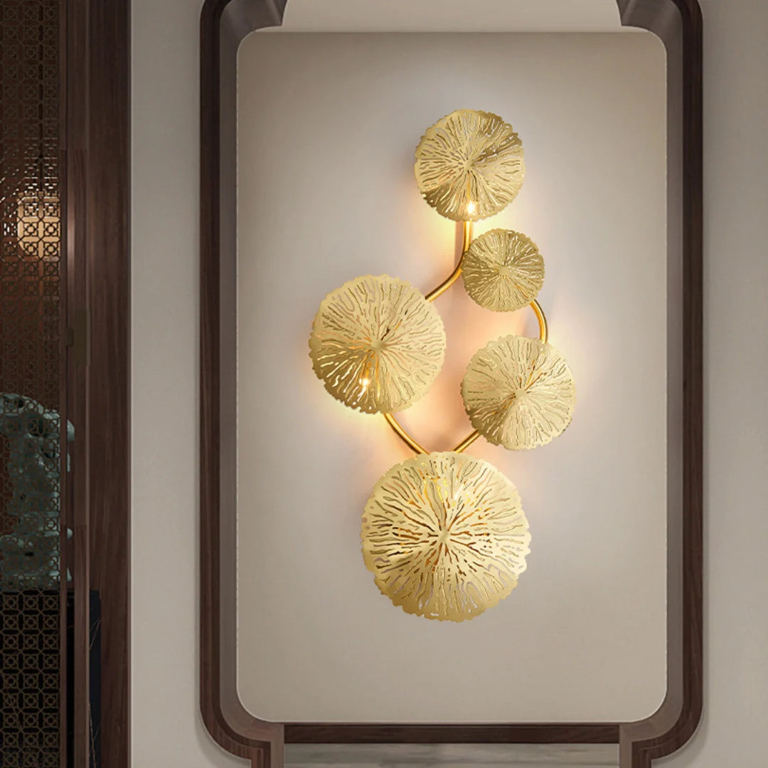 Lotus Leaf Wall Sconce