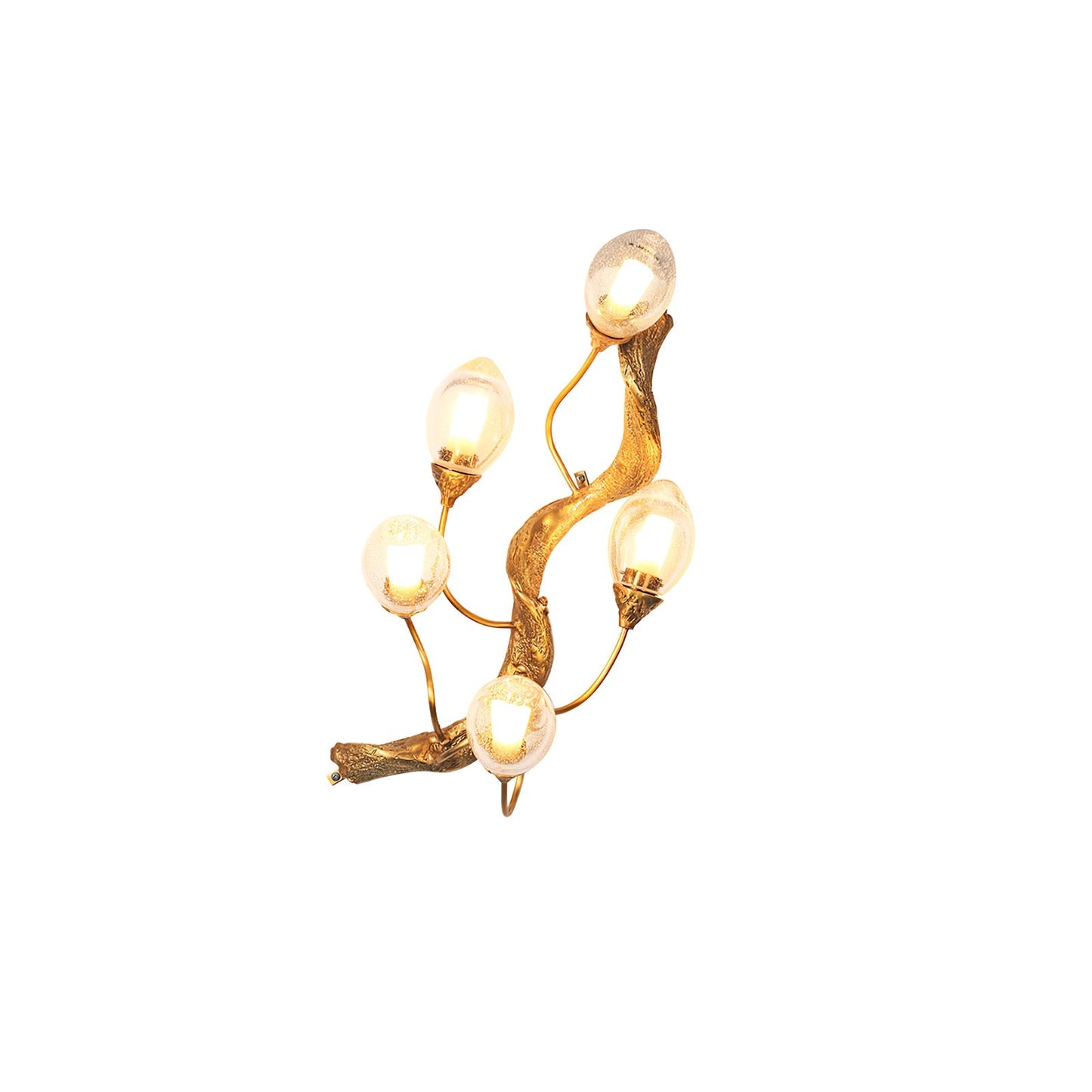 Lotus Brass Wall Lamp