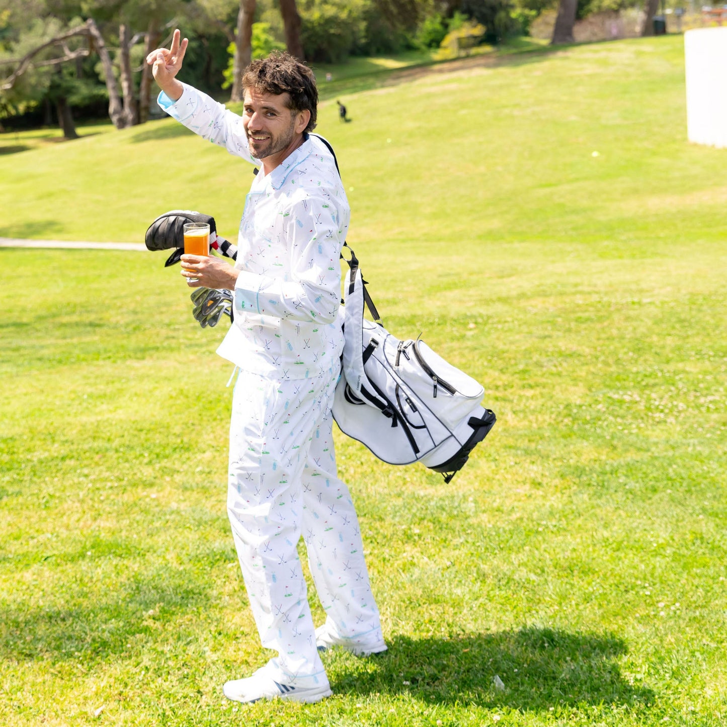 Men's Golf Long PJ Set