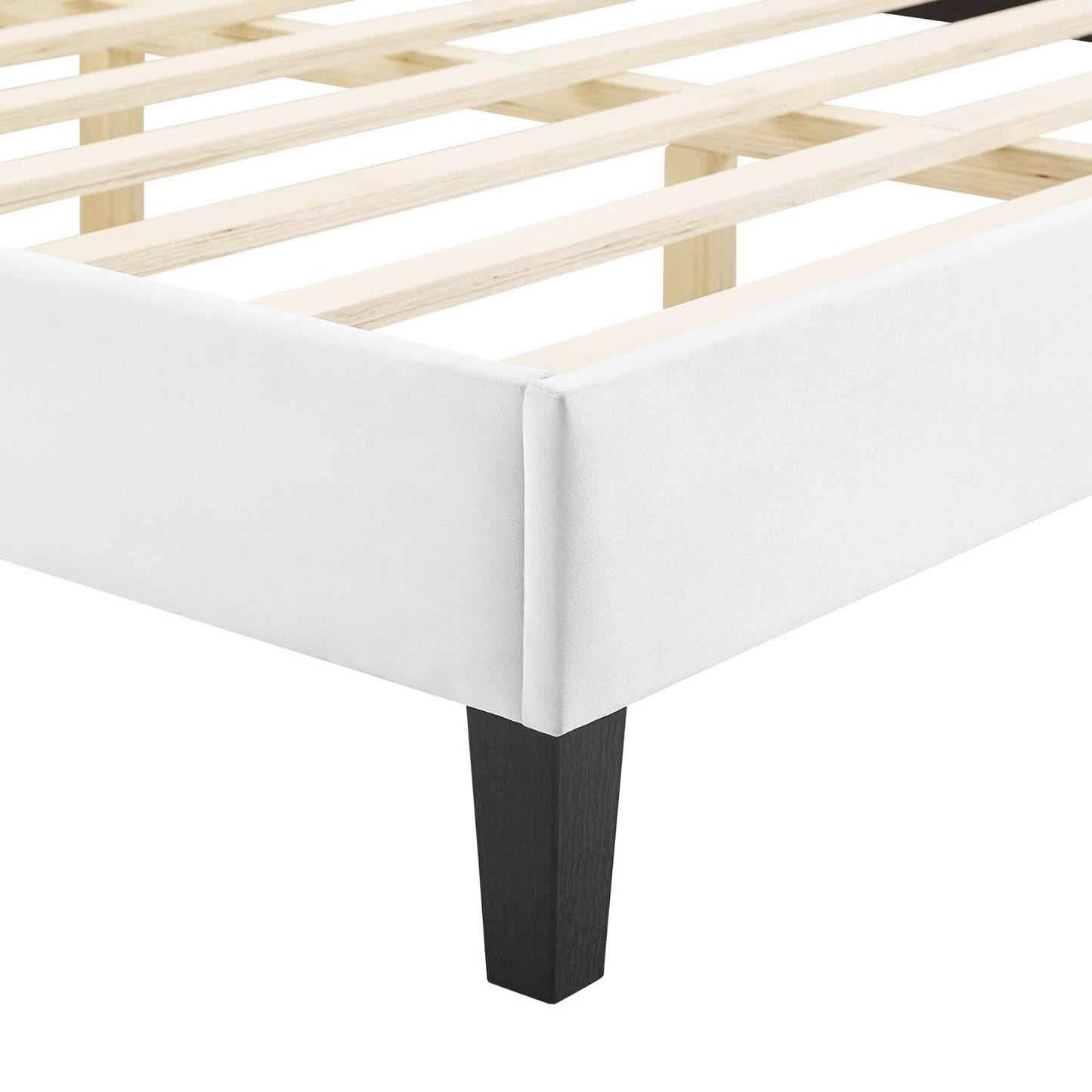 Current Performance Velvet Twin Platform Bed by Modway
