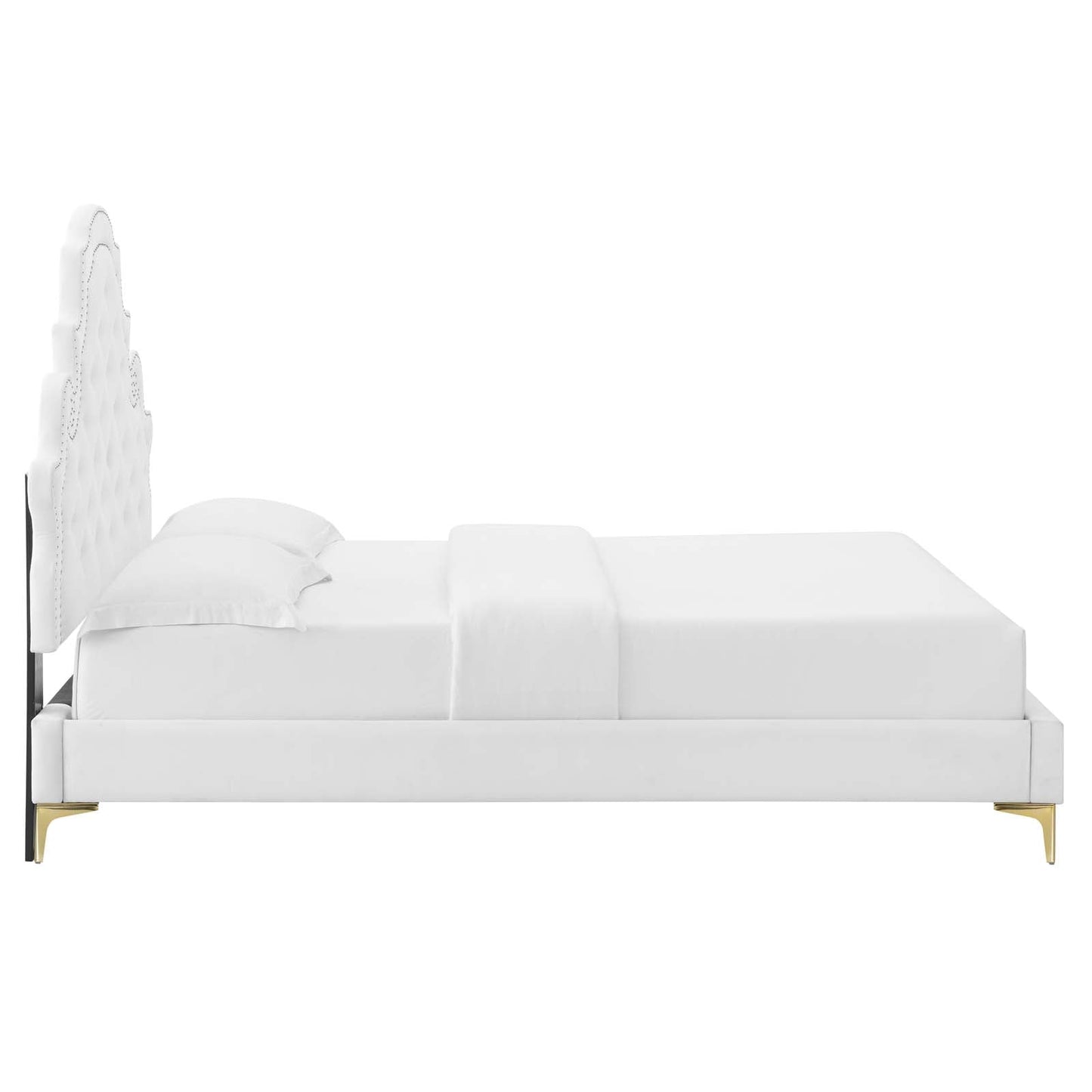 Gwyneth Tufted Performance Velvet Twin Platform Bed by Modway