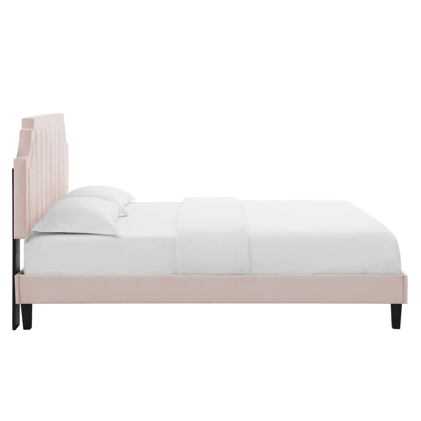 Sienna Performance Velvet Twin Platform Bed by Modway