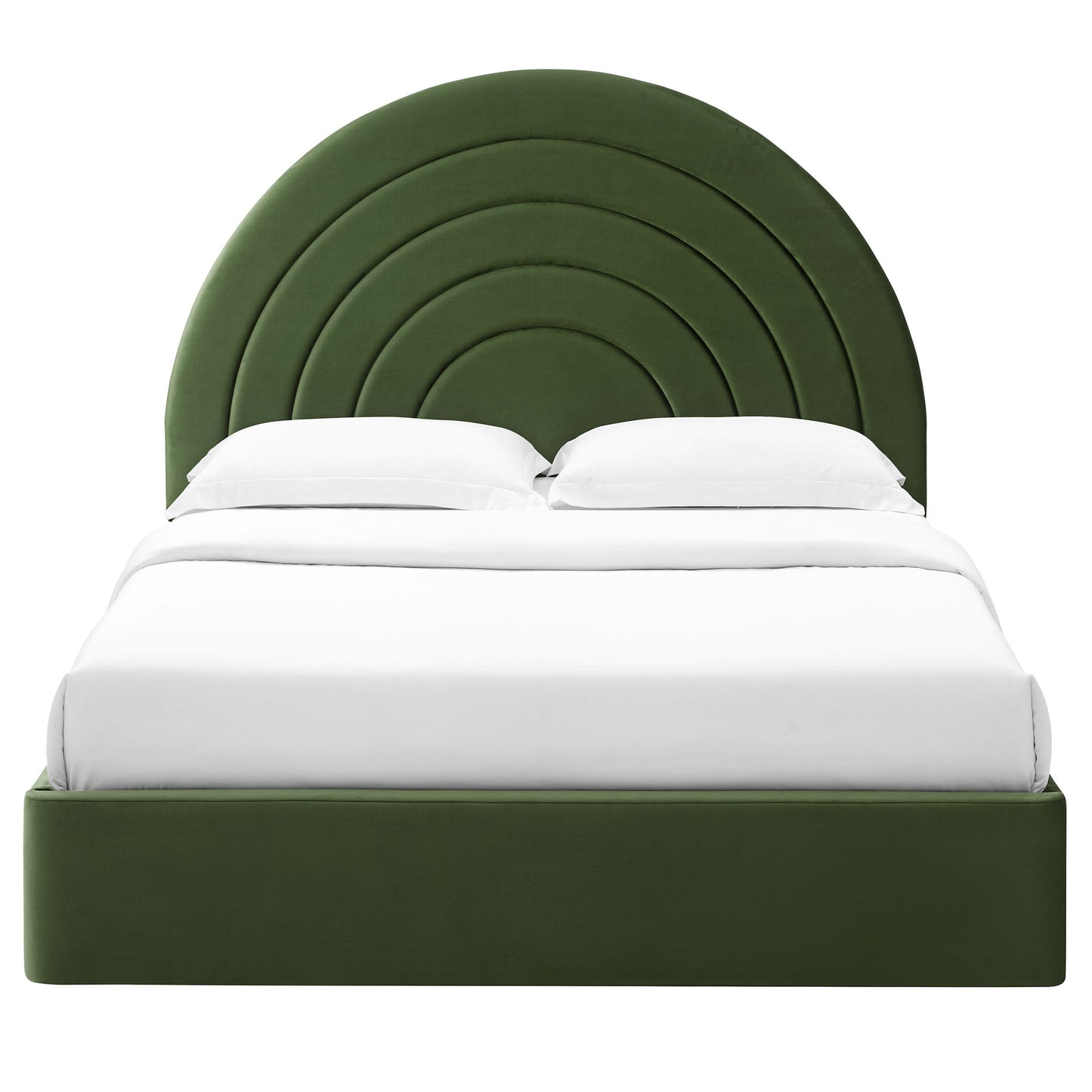 Solana Arched Performance Velvet Full Platform Bed by Modway