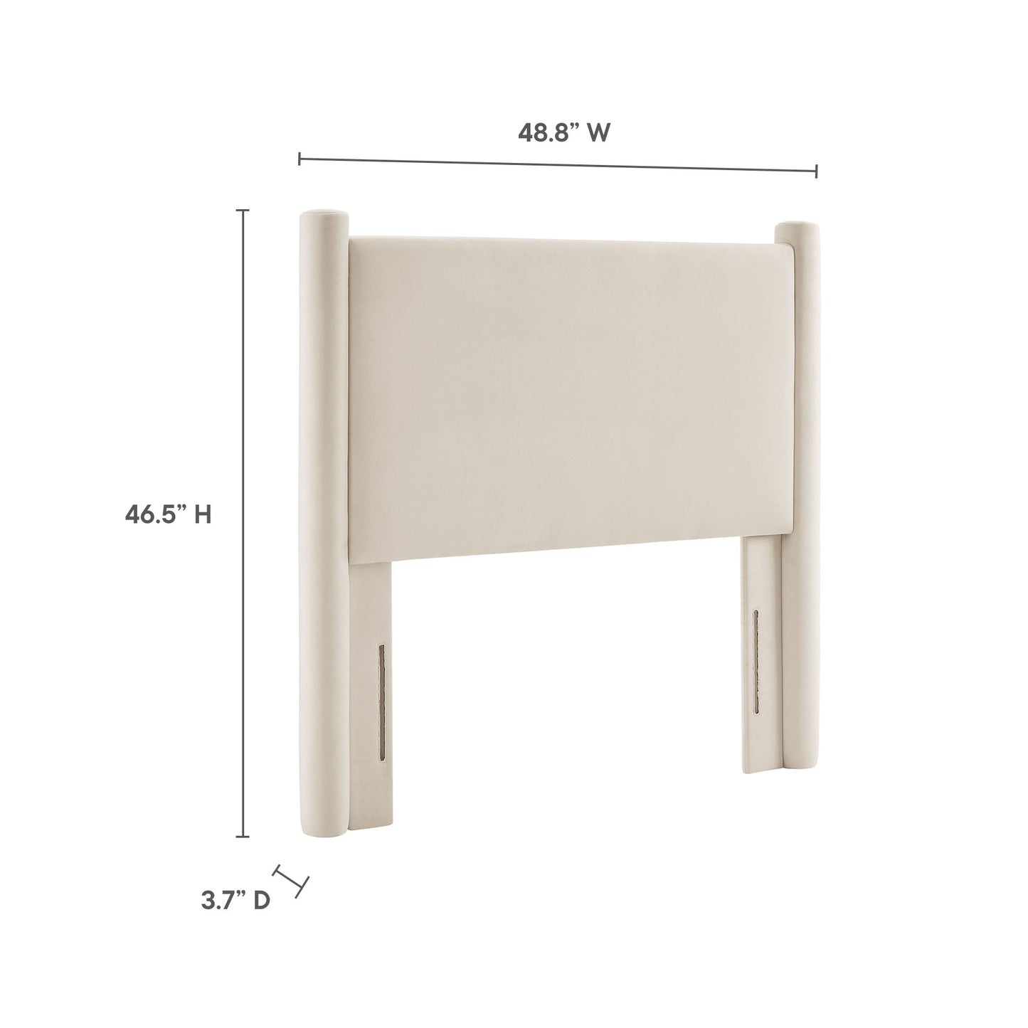 Rael Performance Velvet Twin Headboard by Modway