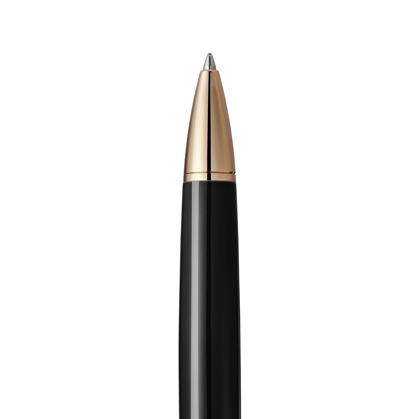 Massete Venero Executive Classic Luxury Ballpoint Pen, Glossy Black, Red, or Blue with 23K Gold Plated Trim, Twist to Open, Engravable, Presented in Gift Box, Extra Refill Included, Medium Tip, Black or Blue Ink
