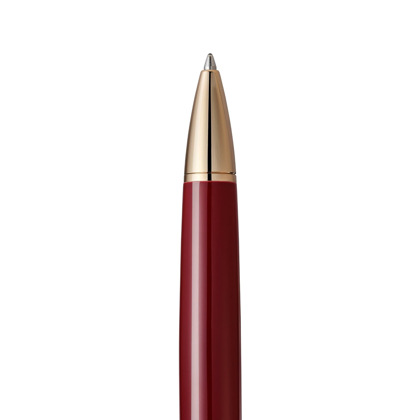Massete Venero Executive Classic Luxury Ballpoint Pen, Glossy Black, Red, or Blue with 23K Gold Plated Trim, Twist to Open, Engravable, Presented in Gift Box, Extra Refill Included, Medium Tip, Black or Blue Ink
