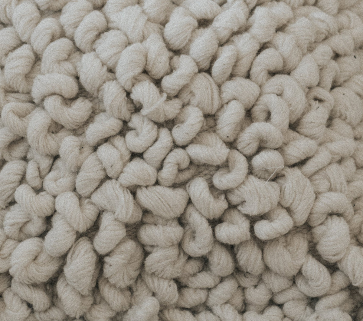 PALO SANTO Muyal Handwoven Wool Pillow — Natural Ivory