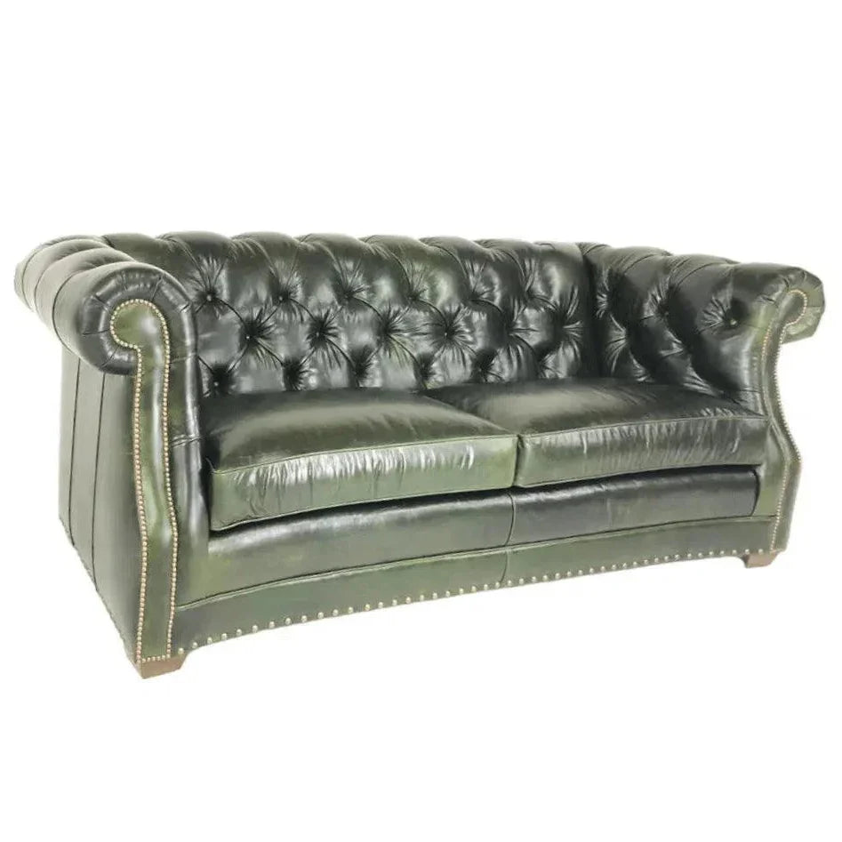 Mallard Made America Leather Sofa - Custom Benchmade