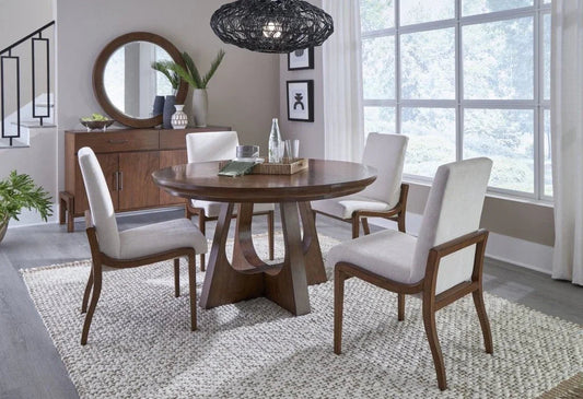Manhattan Fabric Armless Side Chair