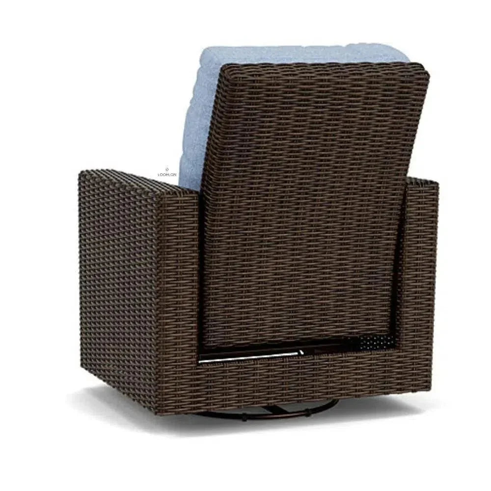 Mesa Swivel Glider Upholstered Wicker Reclining Outdoor Lounge Chair