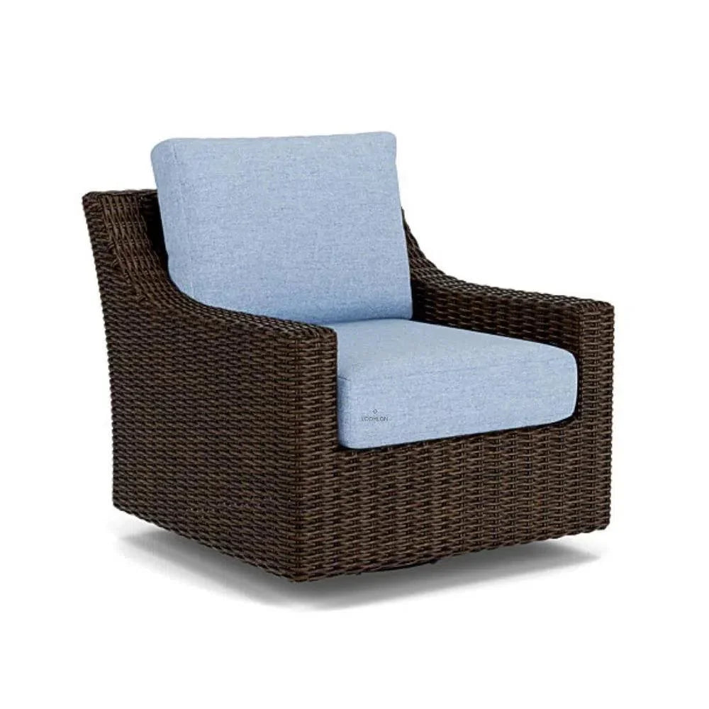 Mesa Swivel Glider Upholstered Wicker Reclining Outdoor Lounge Chair