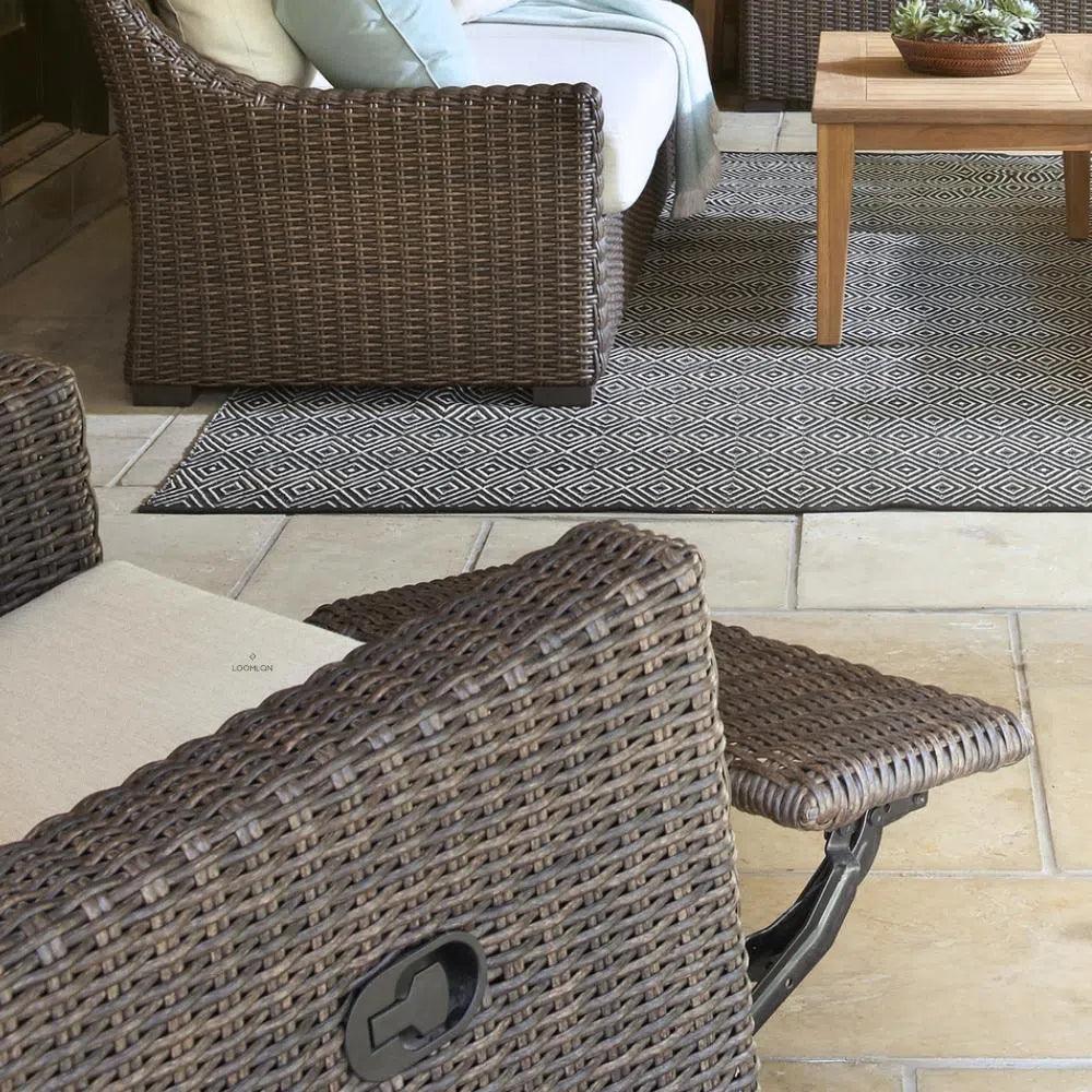 Mesa Swivel Glider Recliner Premium Wicker Furniture