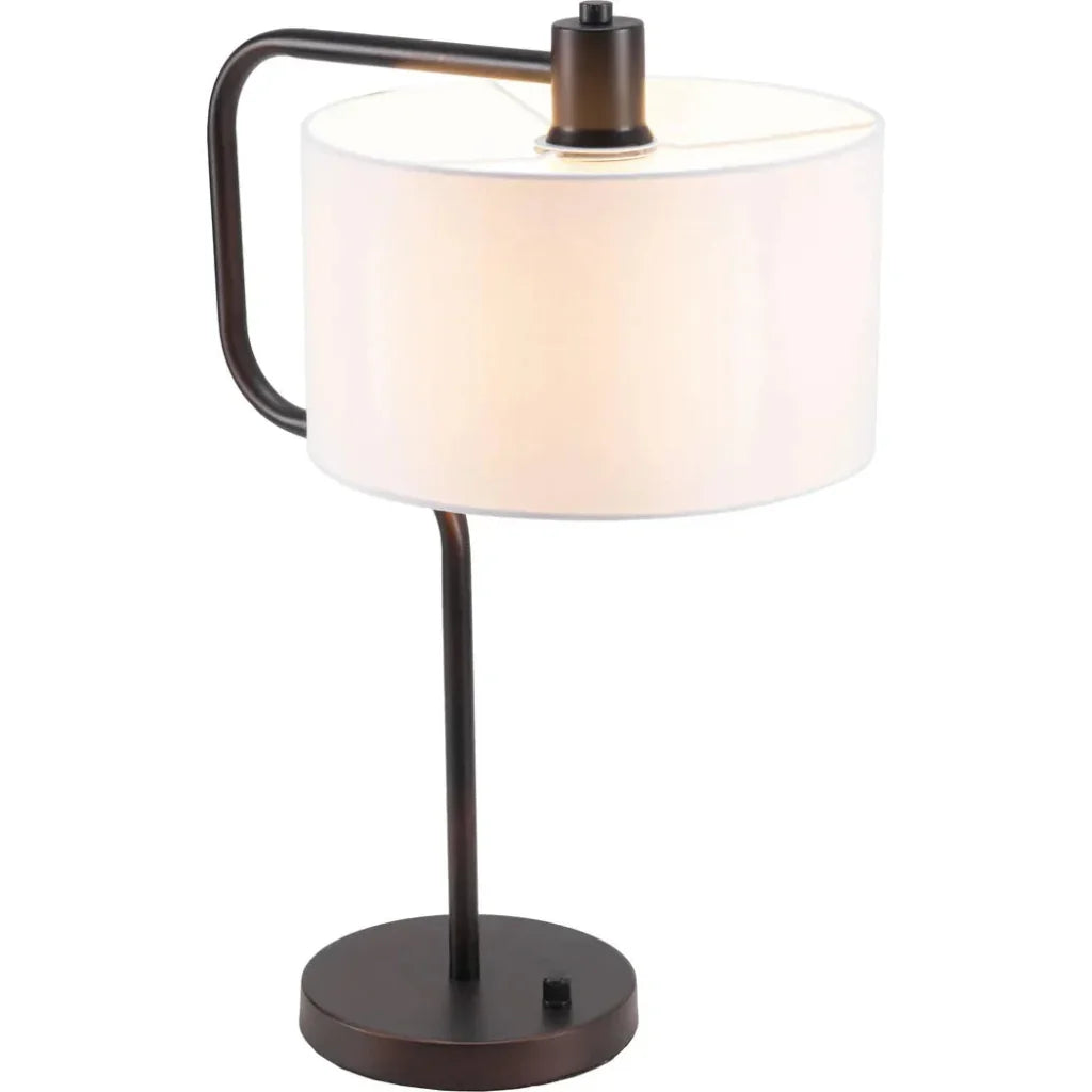 Middlemist Table Lamp White
